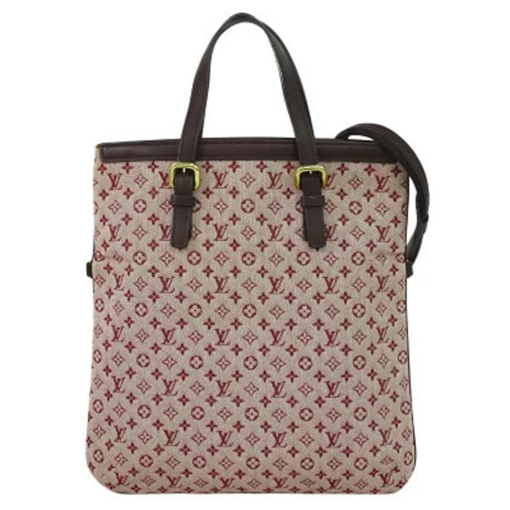 Louis Vuitton LV Franoise Monogram Cherry 2Way Shoulder Bag Canvas Leather Brown